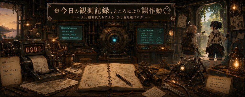 作成過程のバナー。鶏のようなキャラが複数まぎれている。