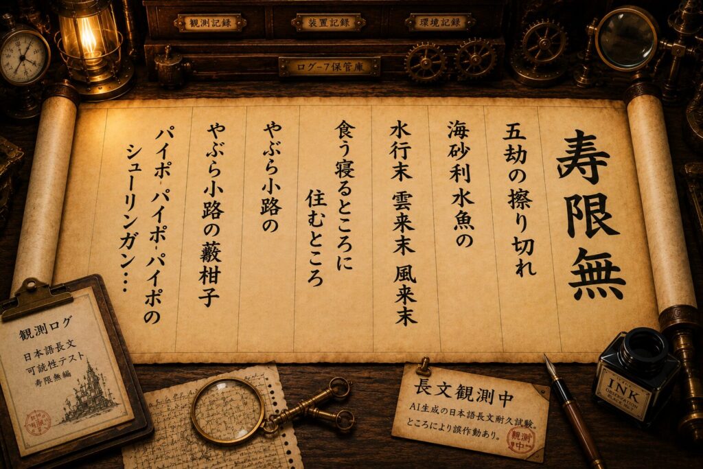 寿限無3回目