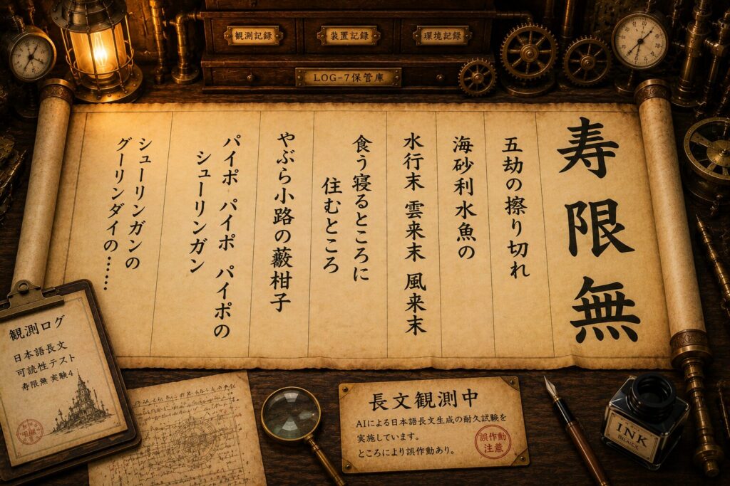 寿限無4回目