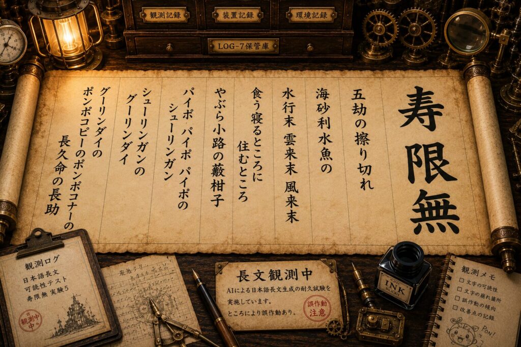 寿限無5回目