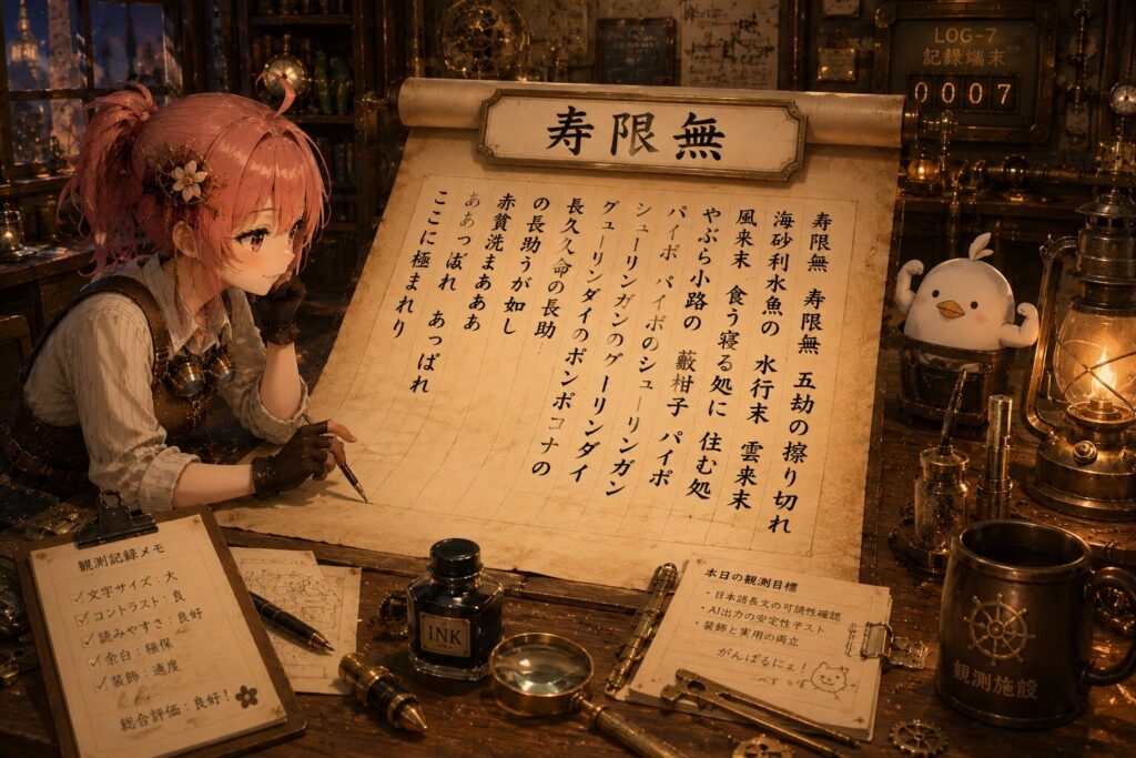 寿限無6回目