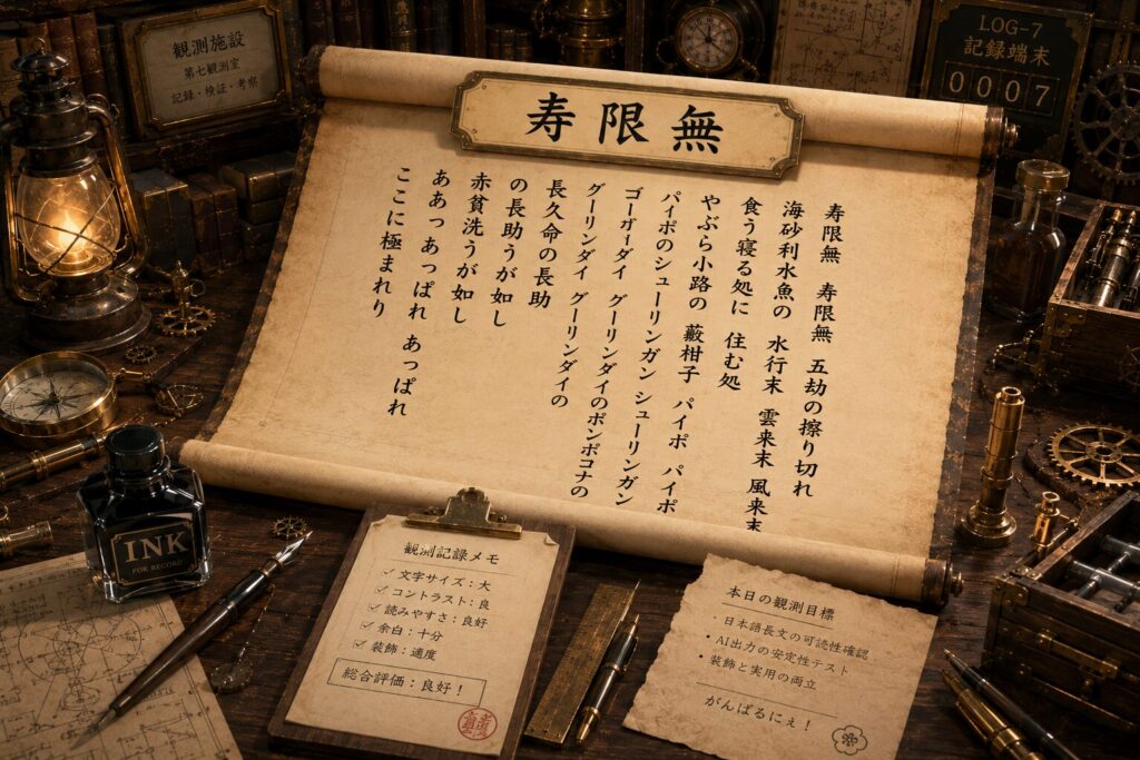 寿限無7回目